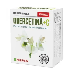 Quercetina 250mg + C 30cps Parapharm