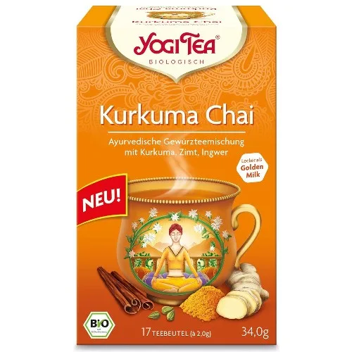 Ceai cu Curcuma, Eco, 17 plicuri, Yogi Tea — preț și oferte