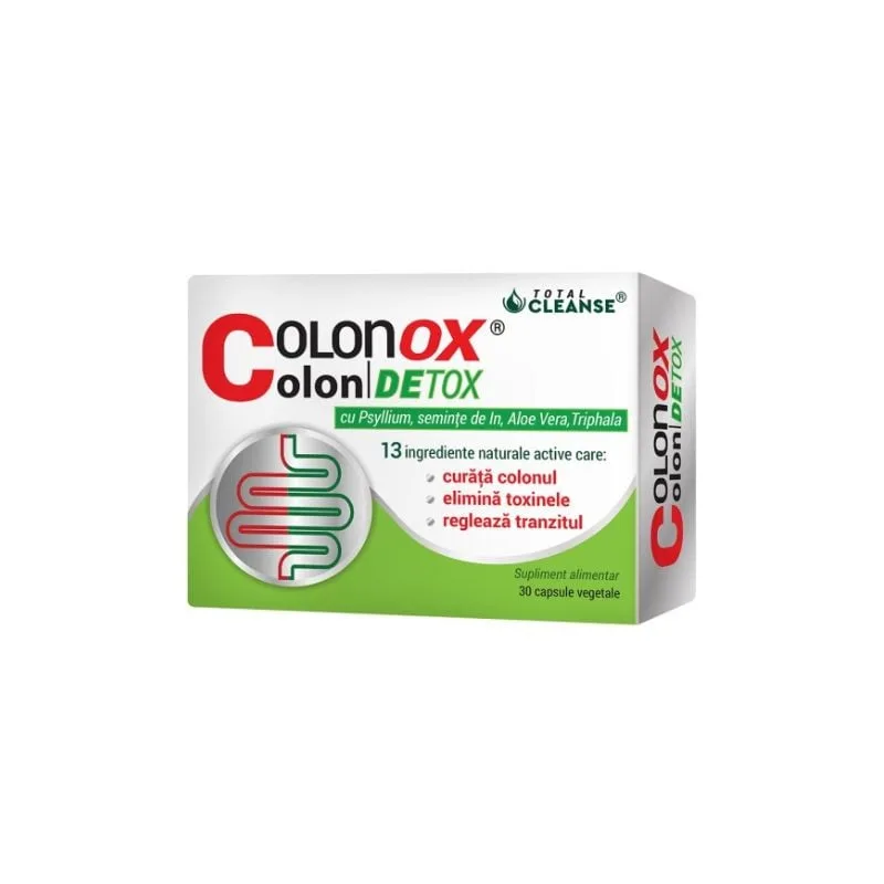CosmoPharm Colonox colon detox, 30 Capsule — preț și oferte