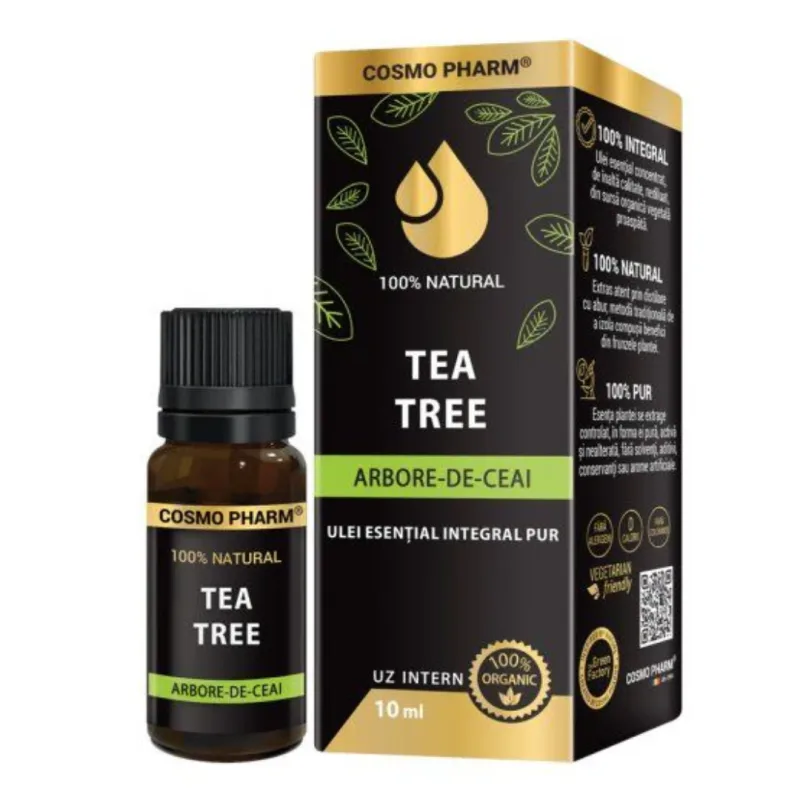 Ulei esential de Arbore de Ceai, 10ml, Cosmo Pharm — preț și oferte