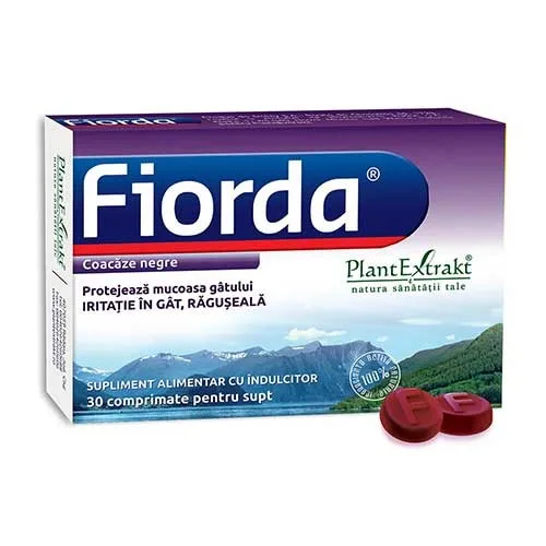 Fiorda Coacaze Negre de Supt 30cpr Plantextract — preț și oferte