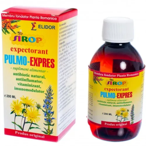 Sirop Pulmo-expres 200 ml Elidor — preț și oferte