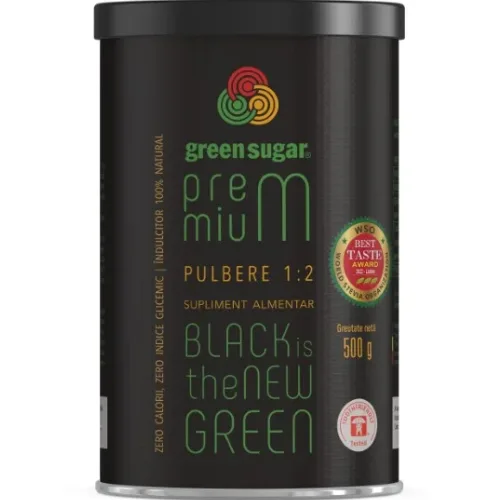 Green Sugar Premium 1:2 pulbere (cut metalica) 300g Remedia — preț și oferte