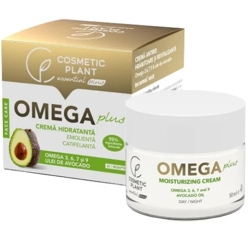 Crema hidratanta catifelanta cu Ulei Avocado & Omega Plus, 50ml, Cosmetic Plant — preț și oferte