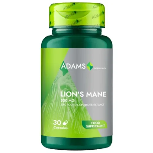 Lion`s Mane 500mg 30cps, Adams Supplements — preț și oferte