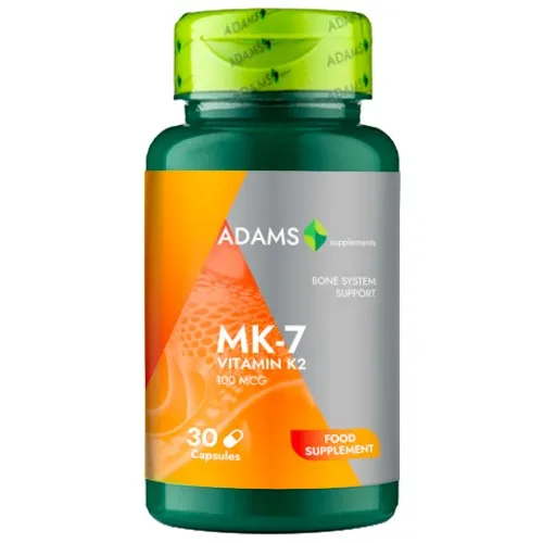 MK-7 (Vitamina K2), 30cps, Adams Supplements — preț și oferte