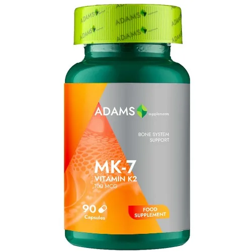 MK-7 (Vitamina K2) 90cps, Adams Supplements — preț și oferte