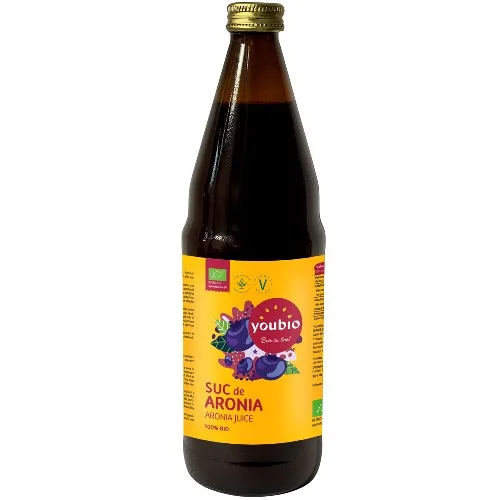 Suc de Aronia 100% BIO, 750ml, Youbio — preț și oferte