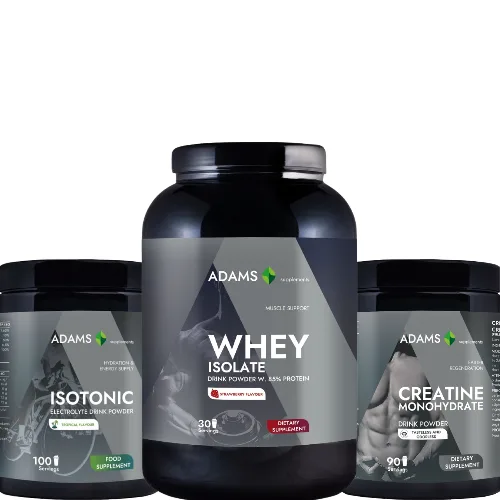 Pachet Izolat Capsuni, Creatina, Isotonic - Adams Supplements ADAMS VISION — preț și oferte