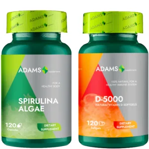 Pachet Spirulina & Vitamina D 5000 UI