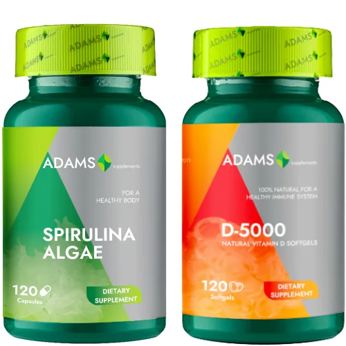 Pachet Spirulina & Vitamina D 5000 UI — preț și oferte