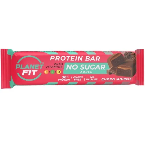 Baton proteic ​​cu vitamine, Choco Mousse, 40g, Brain Foods — preț și oferte