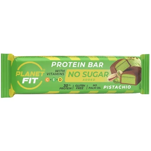 Baton proteic cu vitamine, Pistachio, 40g, Brain Foods — preț și oferte