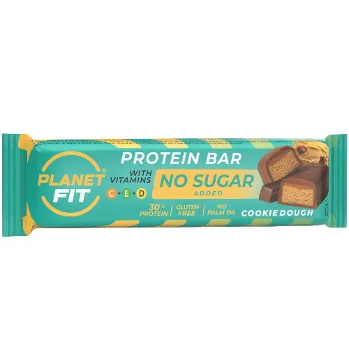 Baton proteic ​​cu vitamine, Cookie Dough, 40g, Brain Foods — preț și oferte