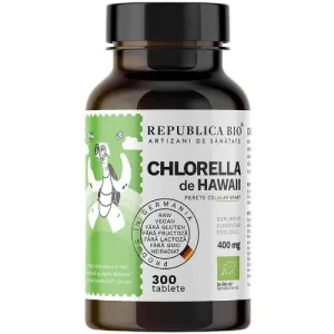 Chlorella Bio de Havaii, 400mg, 300tb, Republica Bio