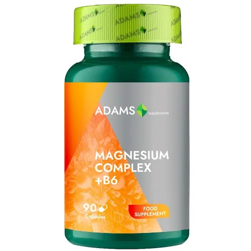 Magnesium Complex + B6, 90cps, Adams Supplements — preț și oferte