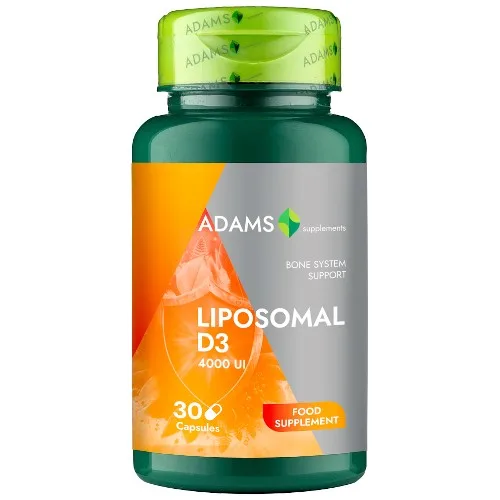 Liposomal D3 4000UI, 30cps, Adams Supplements — preț și oferte