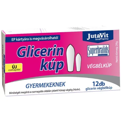 Supozitoare Glicerina pentru Copii 12buc, Jutavit — preț și oferte