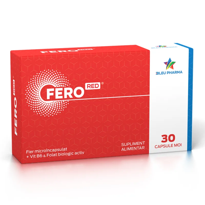 FeroRed, 30 capsule moi, Bleu Pharma — preț și oferte