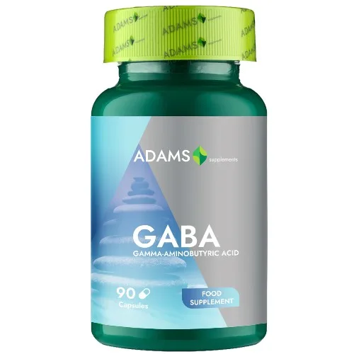 GABA (Acidul Gamma-Aminobutiric), 90cps, Adams Supplements — preț și oferte