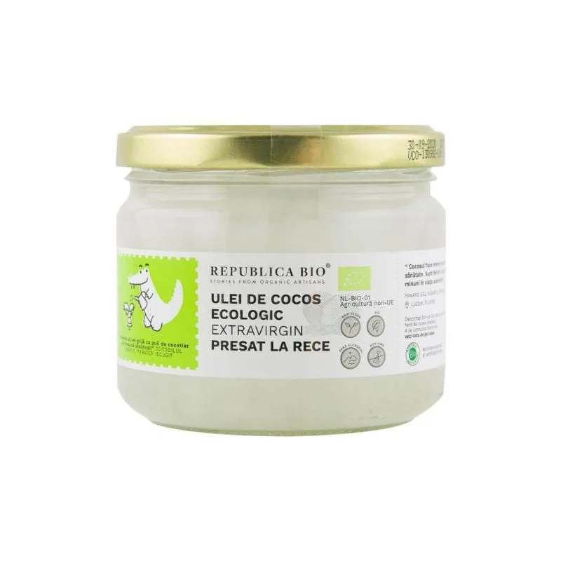 Republica BIO Ulei de cocos extravirgin, presat la rece, 280ml — preț și oferte