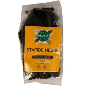 Stafide negre, organic, 200gr, youbio