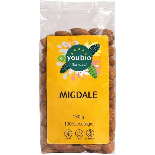 Migdale, organic, 150g, Youbio — preț și oferte