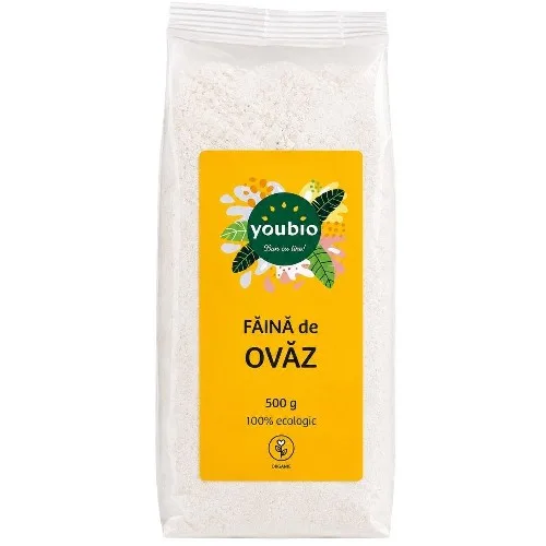 Faina ovaz organic, 500g, youbio — preț și oferte
