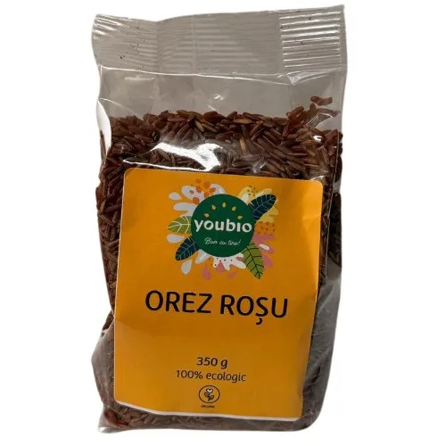 Orez rosu organic, 350gr, youbio — preț și oferte