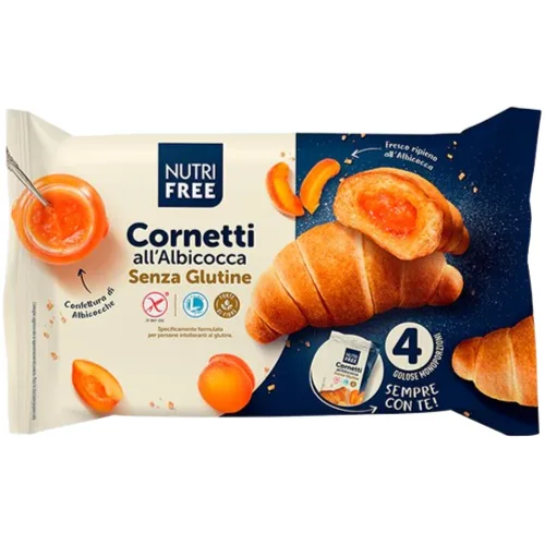 Cornulete Cu Umplutura De Caise 240g, NutriFree — preț și oferte