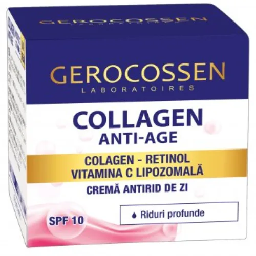 Crema Antirid Riduri Profunde SPF10 50ml Gerocossen — preț și oferte