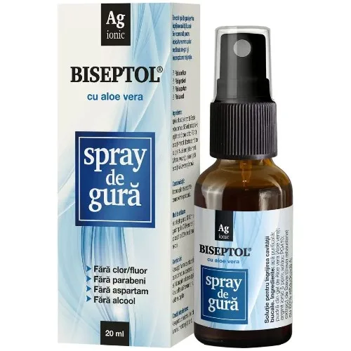 Biseptol Spray De Gura Aloe Vera 20ml Dacia Plant — preț și oferte