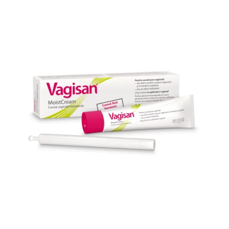Vagisan MoistCream Crema vaginala hidratanta, 25 g — preț și oferte