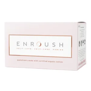 Absorbante zilnice din bumbac organic, 24 bucati, Enroush