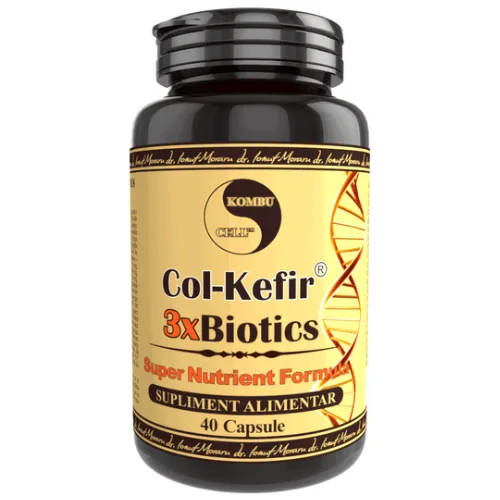 Col-Kefir 3XBiotics 40cps Pronatura — preț și oferte