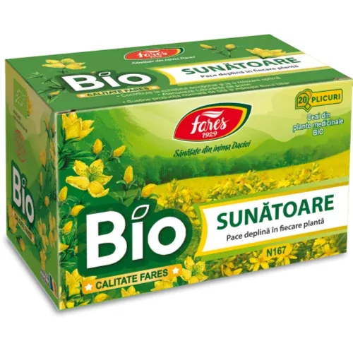 Ceai Sunatoare Bio 20Pl Fares — preț și oferte