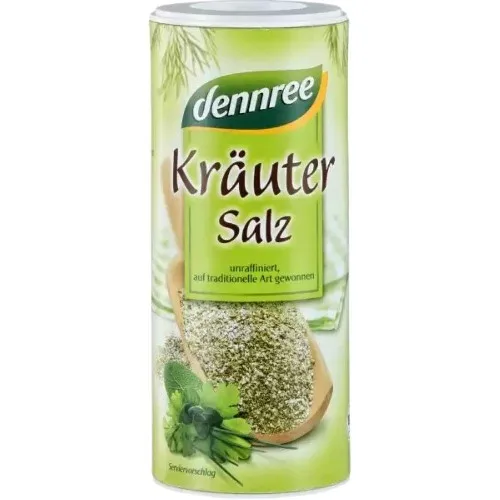 Sare Neiodata cu Plante Aromatice, Eco, 160g, Dennree — preț și oferte