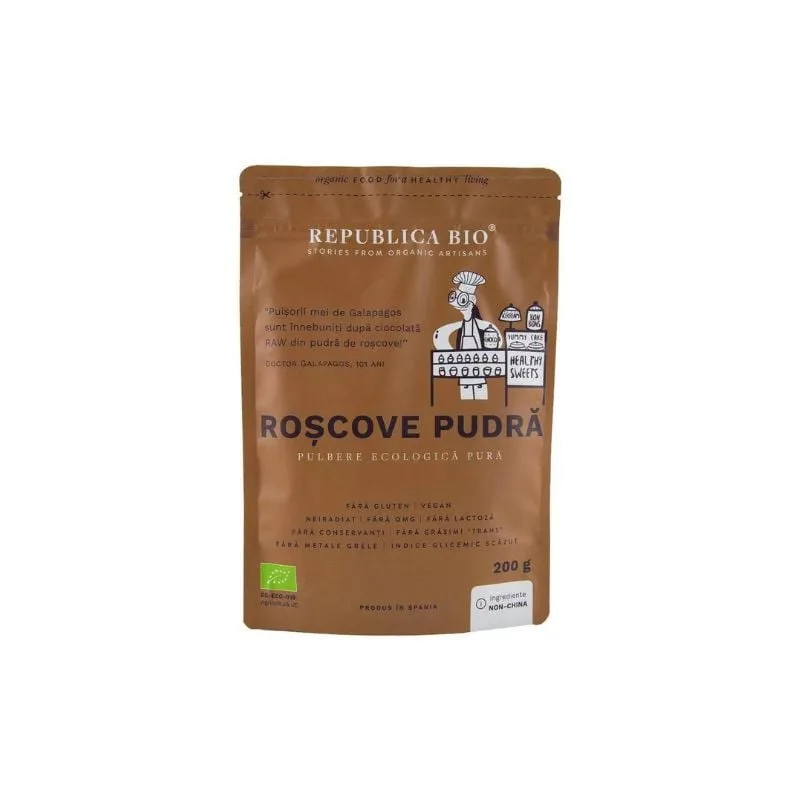 Republica BIO Pudra de roscove, pulbere ecologica pura, 200g — preț și oferte