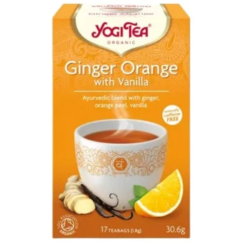 Ceai cu Ghimbir, Lamaie si Menta, Bio, 17 plicuri, Yogi Tea — preț și oferte