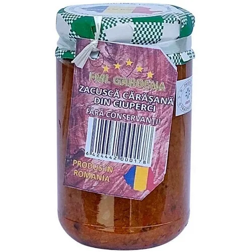 Zacusca Carasana cu Ciuperci, 290g, Fml Gardena — preț și oferte