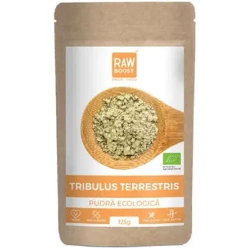 Pudra Tribulus Terrestris, Eco, 125 g, Rawboost — preț și oferte