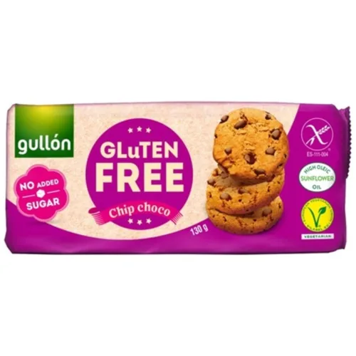 Biscuiti Fara Gluten cu Ciocolata 130gr Gullon — preț și oferte