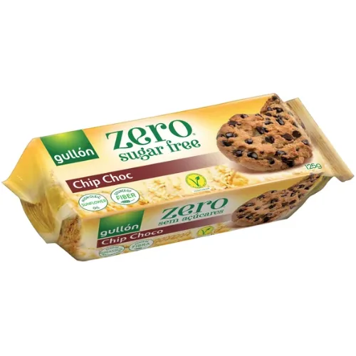 Biscuiti cu Chipsuri de Ciocolata Chip Coco fara Zahar 125g Gullon — preț și oferte