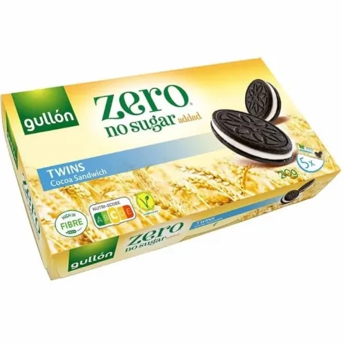 Biscuiti cu Cacao si Crema de Lapte fara Zahar 210g Gullon — preț și oferte