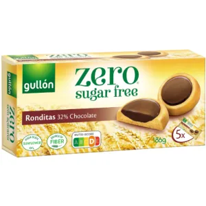Biscuiti Ciocolata fara Zahar Adaugat cu Indulcitori 186g Gullon