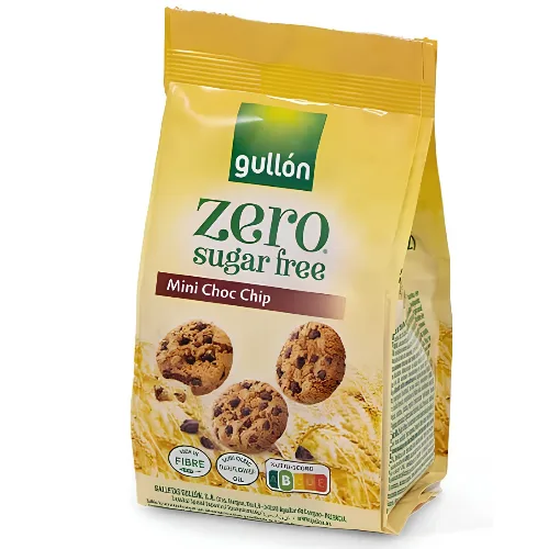 Mini Biscuiti fara Zahar cu Bucatele de Ciocolata si Indulcitor 75gr Gullon — preț și oferte