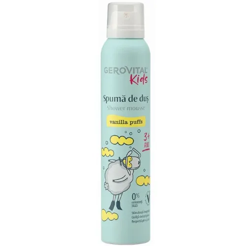 Spuma Dus Vanilla Gerovital Kids 200ml — preț și oferte