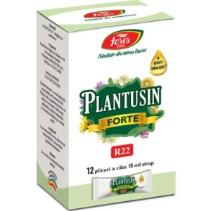 Sirop Plantusin Forte 12plic 10ml Fares