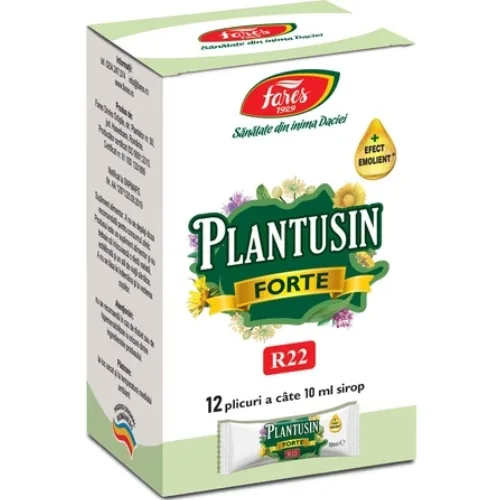 Sirop Plantusin Forte 12plic 10ml Fares — preț și oferte
