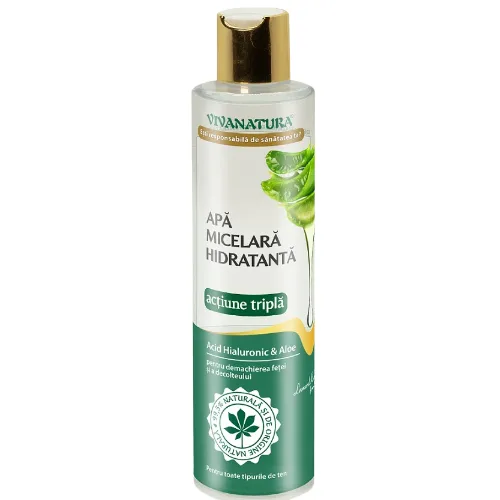 Apa Micelara Hidratanta Acid Hialuronic&Aloe 250ml Vivanatura — preț și oferte